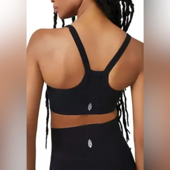 #8) FP MOVEMENT Square Neck Sports Bra XL Black Retail NWT - Picture 5 of 10